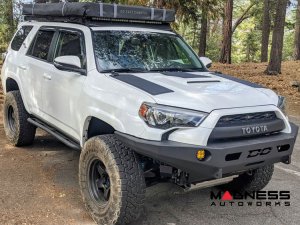 Toyota 4Runner Flexible Solar Panel Kit - Complete Kit w/ Waterproof Controller + Hood Decal - 4th&5th Gen w/ Hood Scoop - 80W